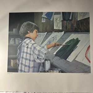 Thursday's Child, Lmt. Edition Print, 89/150, L. Gibbs, 10 x 13", Unframed